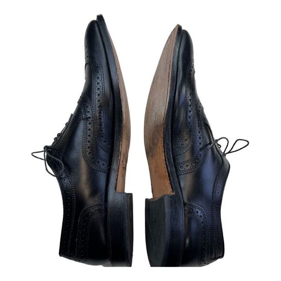 Allen Edmonds Mc Allister Mens Leather Wingtip Oxfords Dress Shoes Black Size 14 main image 7